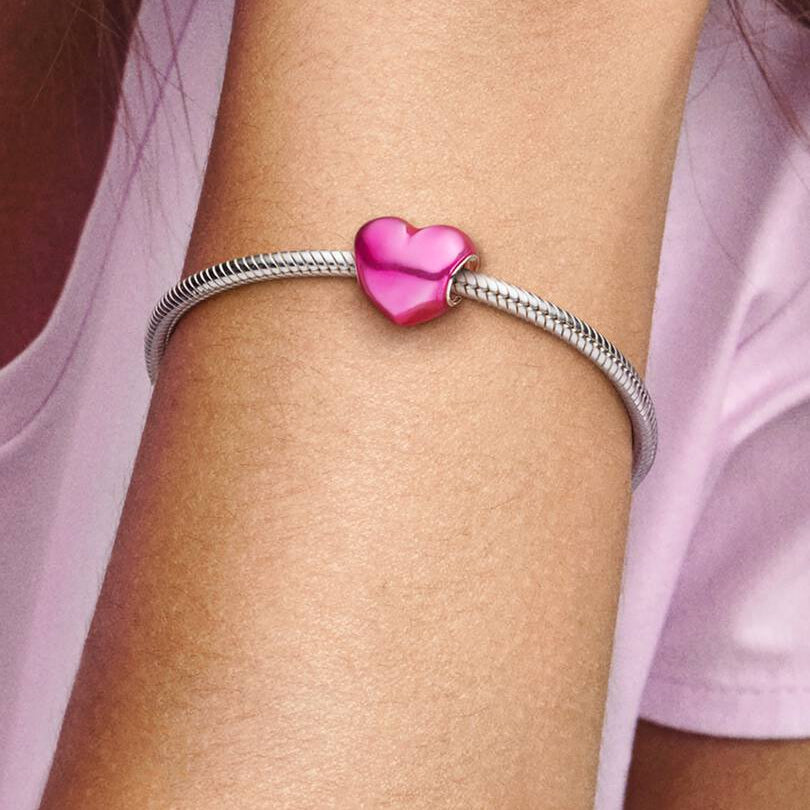CHARM PANDORA CUORE ROSA