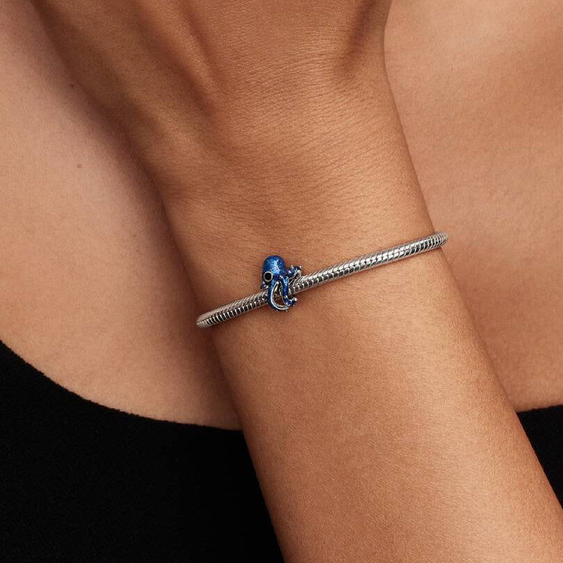 CHARM PANDORA POLIPETTO BLU