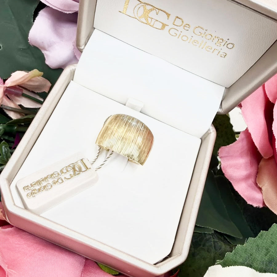 Anello Fascia in Oro Giallo 18 KT