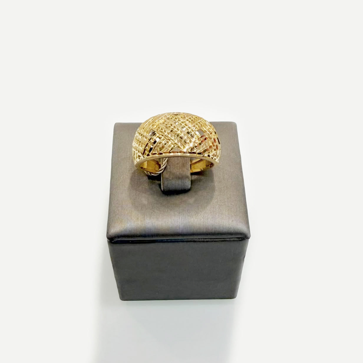 Anello Fascia Incrociata in Oro Giallo 18 KT