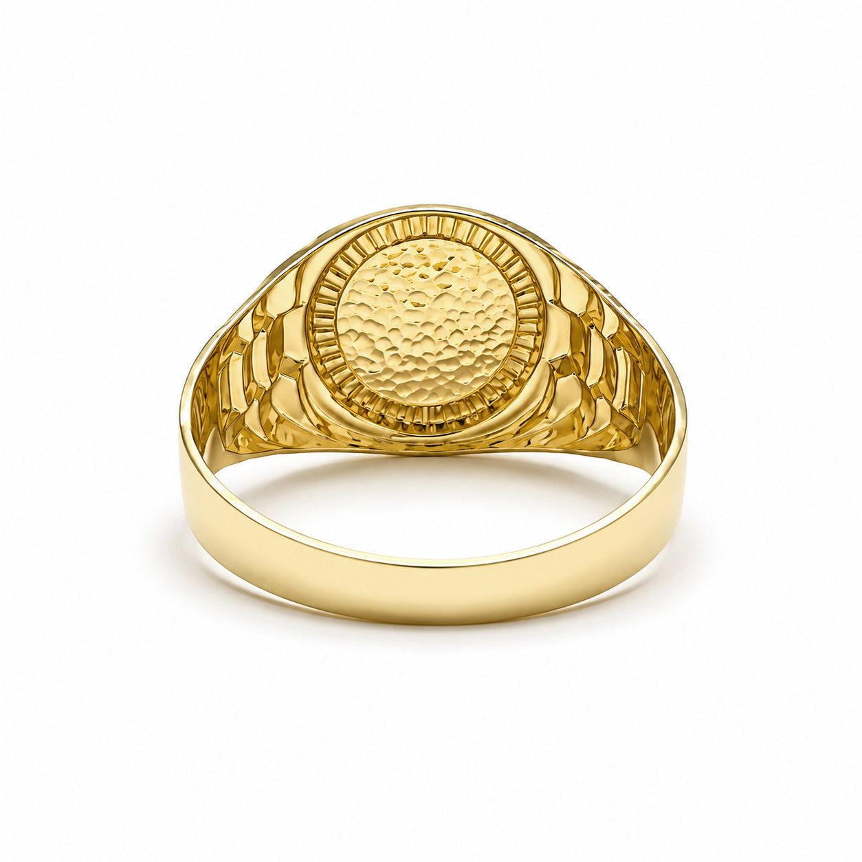 Anello Uomo Chevalier Bicolore con Zircone in Oro 18KT (750)
