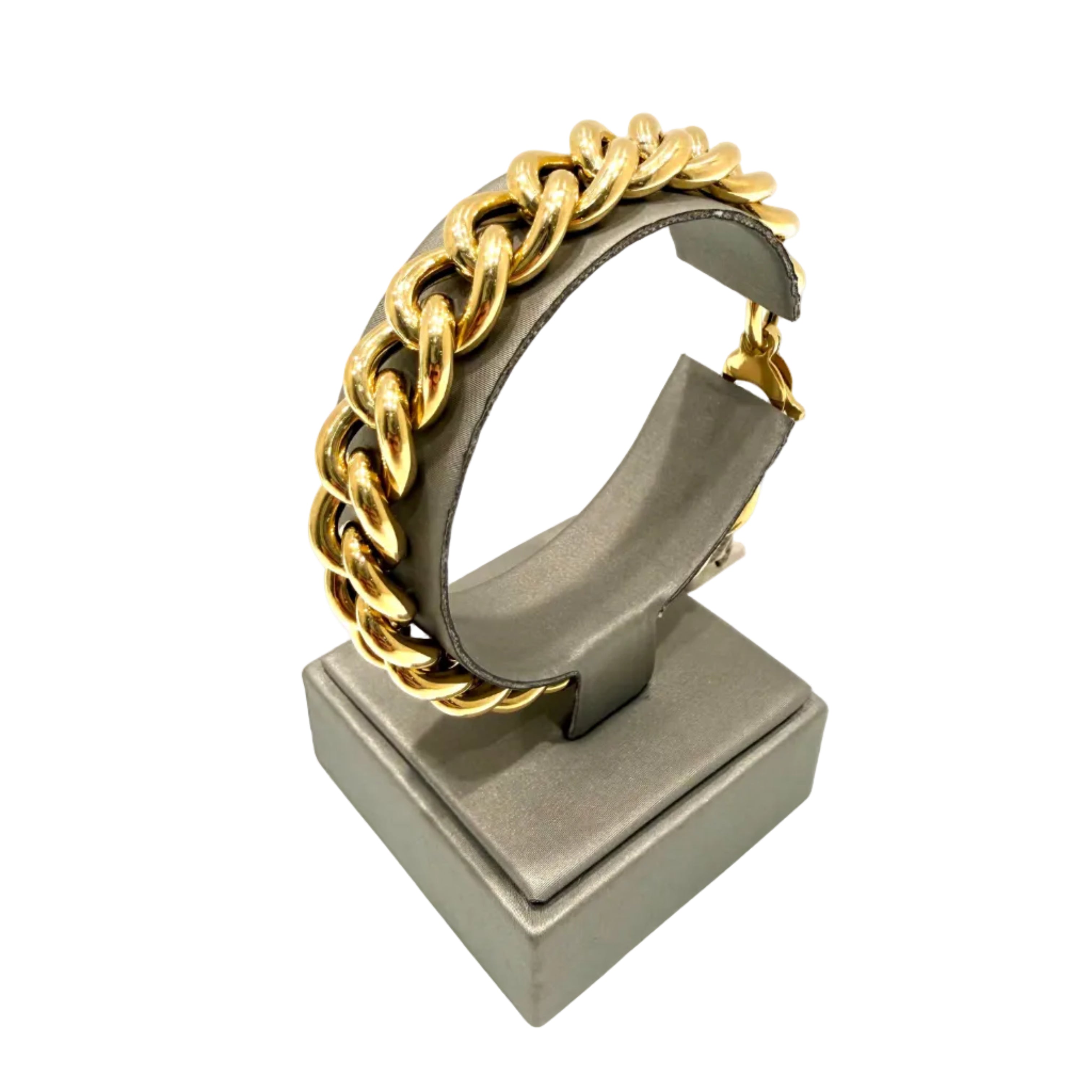Bracciale Maglia Gourmette in Oro Giallo 18KT (750) – Made in Italy