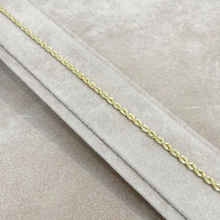 BRACCIALE TORCHON INTRECCIATO IN ORO GIALLO 18 KT