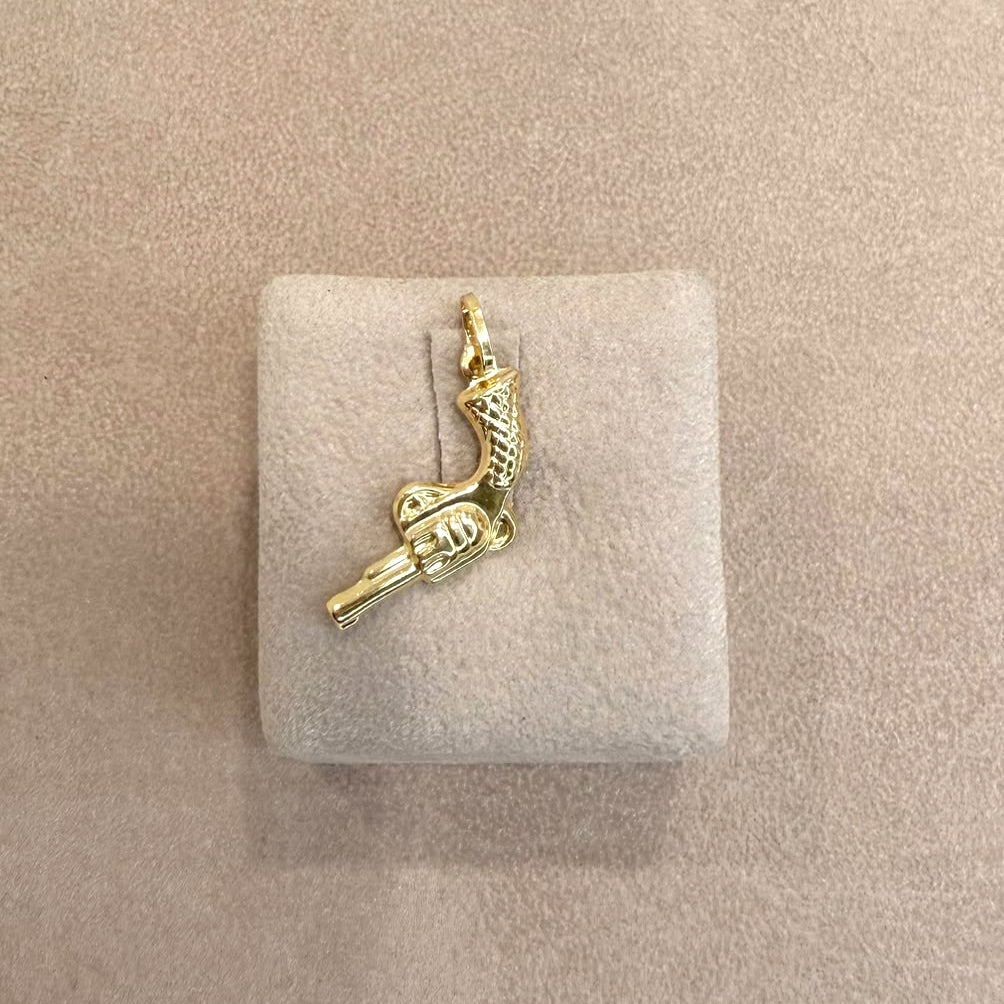 CIONDOLO PISTOLA IN ORO GIALLO 18 KT (750)