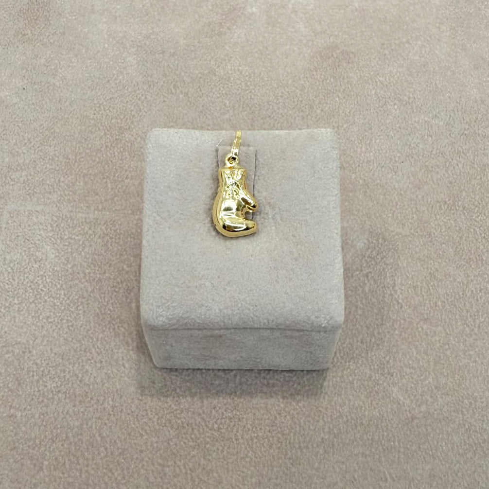 CIONDOLO GUANTONE DA BOXE IN ORO GIALLO 18 KT (750)