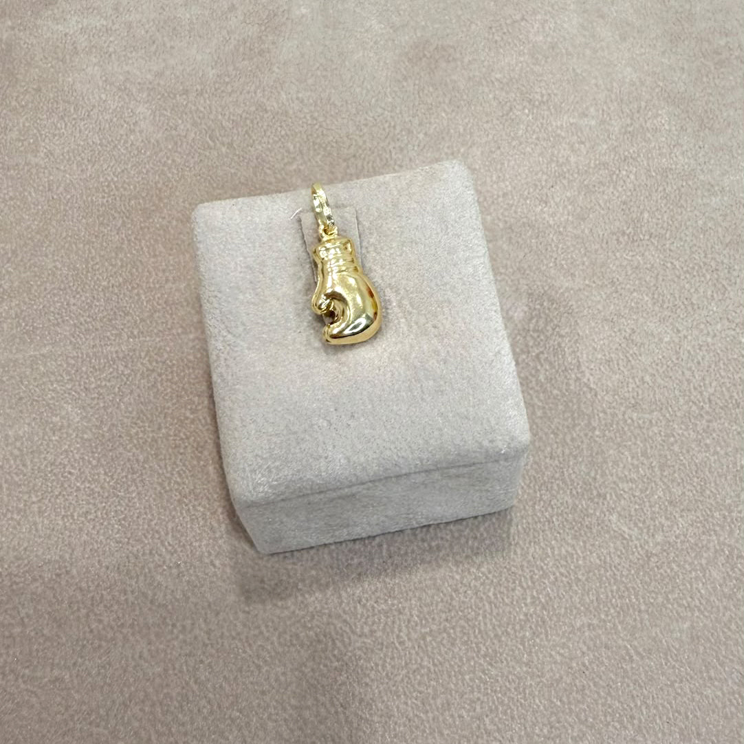 CIONDOLO GUANTONE DA BOXE IN ORO GIALLO 18 KT (750)