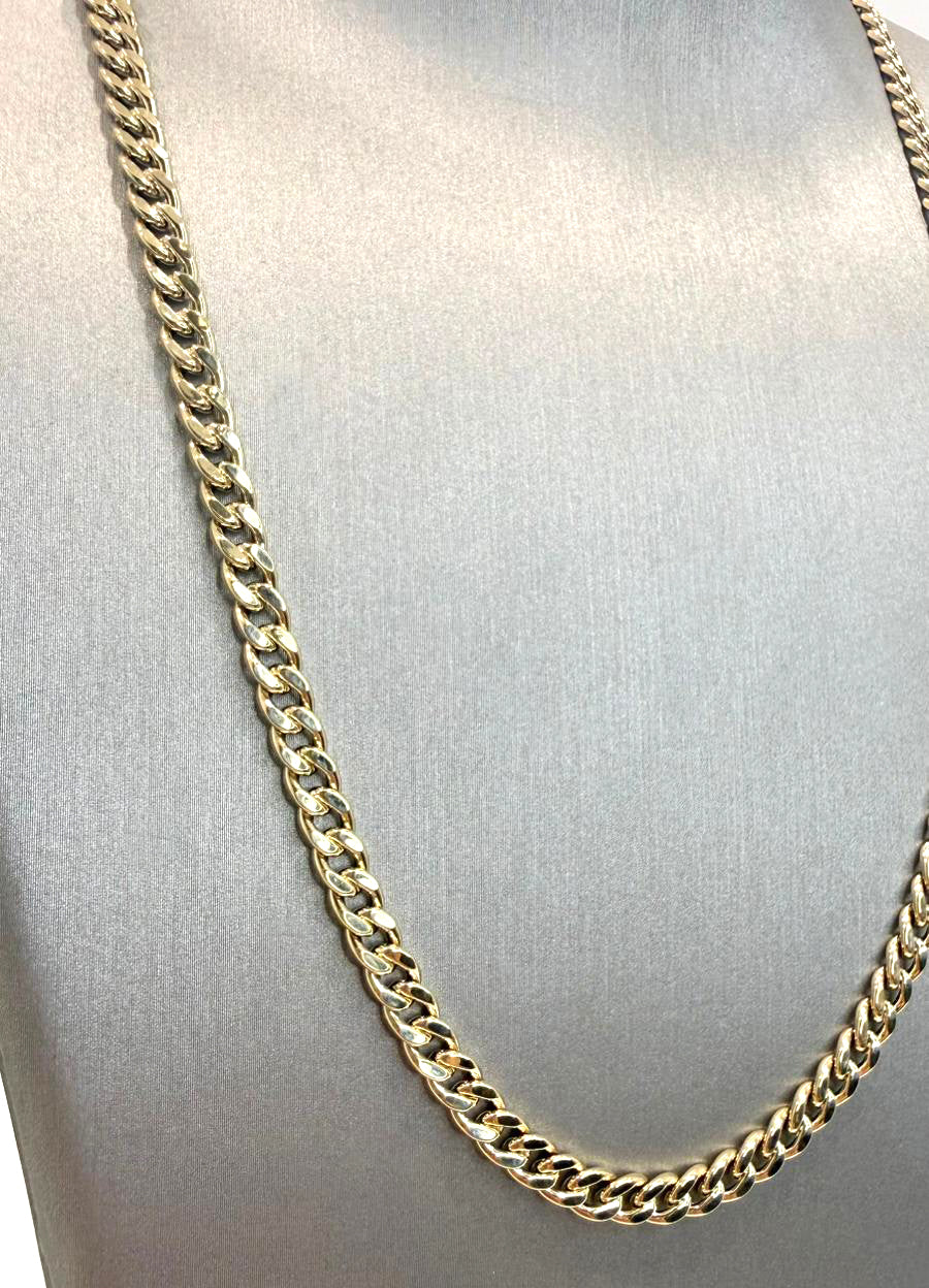 COLLANA GRUMETTA LUCIDA IN ORO GIALLO 18KT (750)