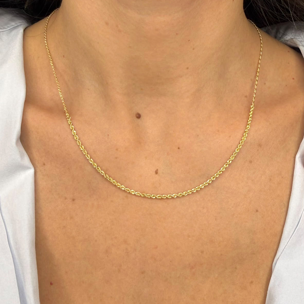 Collana torchon in oro giallo 18 KT (750)