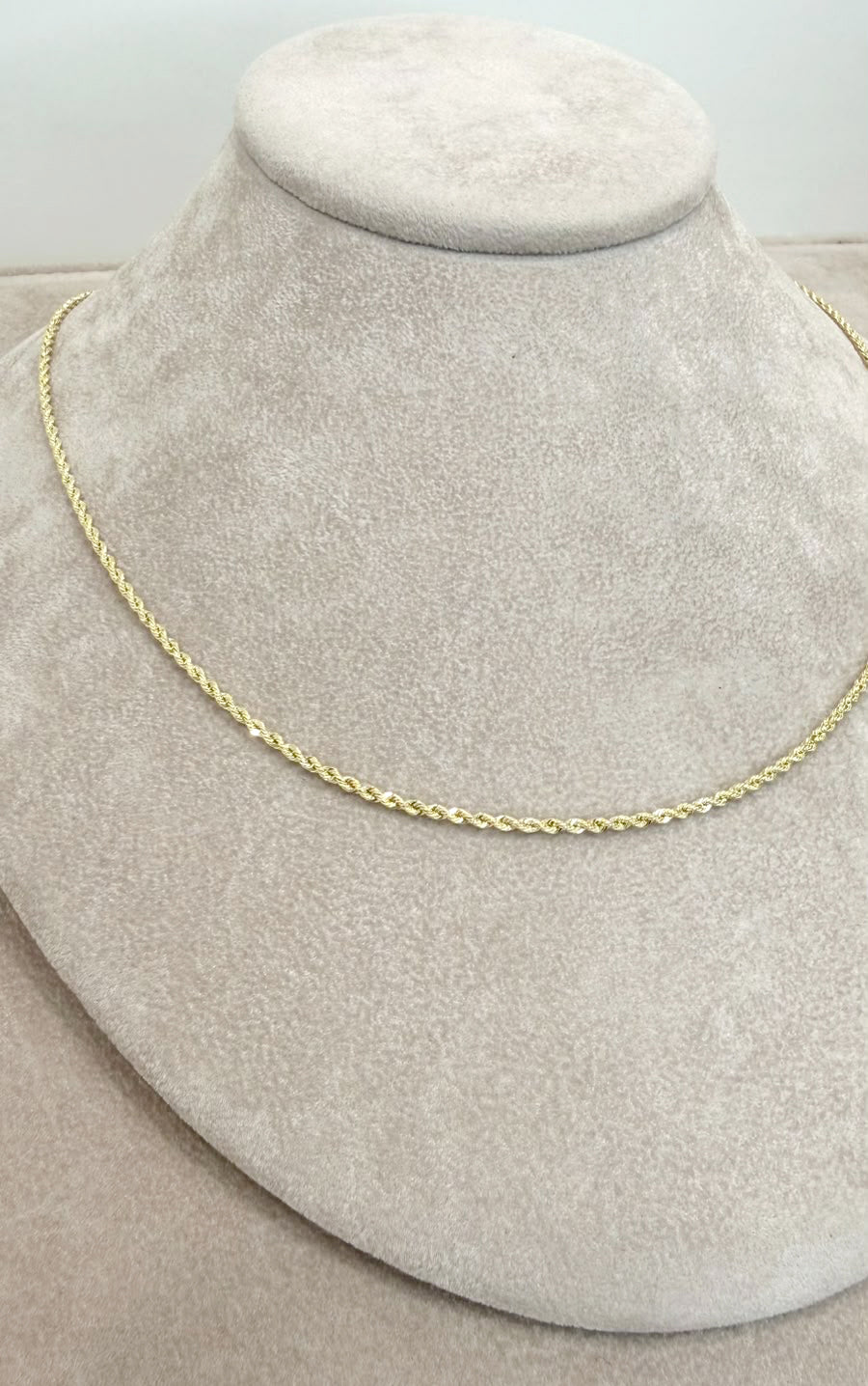 COLLANA TORCHON INTRECCIATA IN ORO GIALLO 18 KT