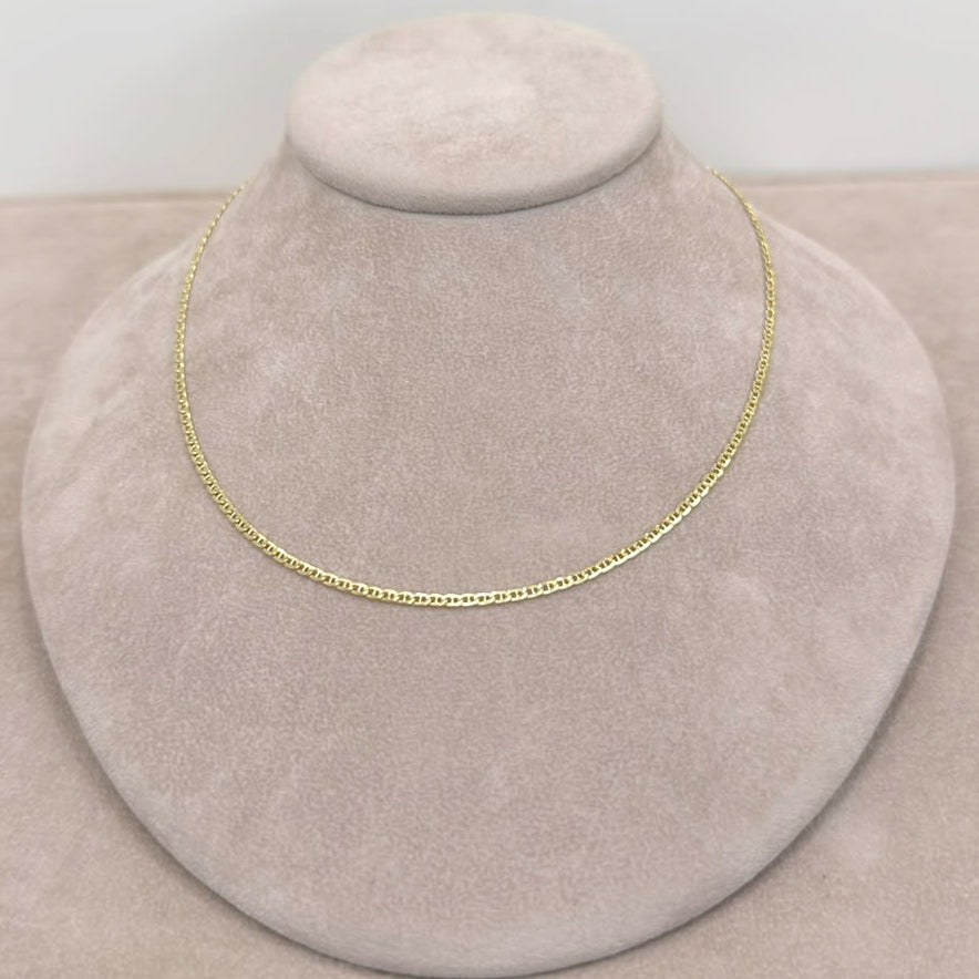 COLLANA UOMO IN ORO GIALLO 18 KT (750) – MAGLIA COMPATTA