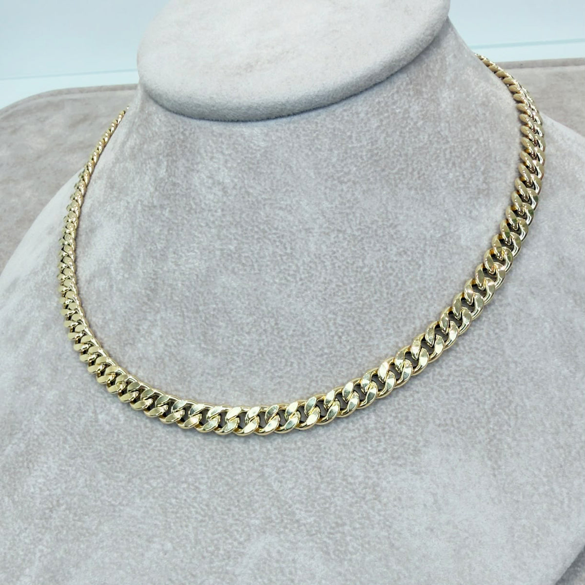COLLANA GRUMETTA LUCIDA IN ORO GIALLO 18 KT (750)