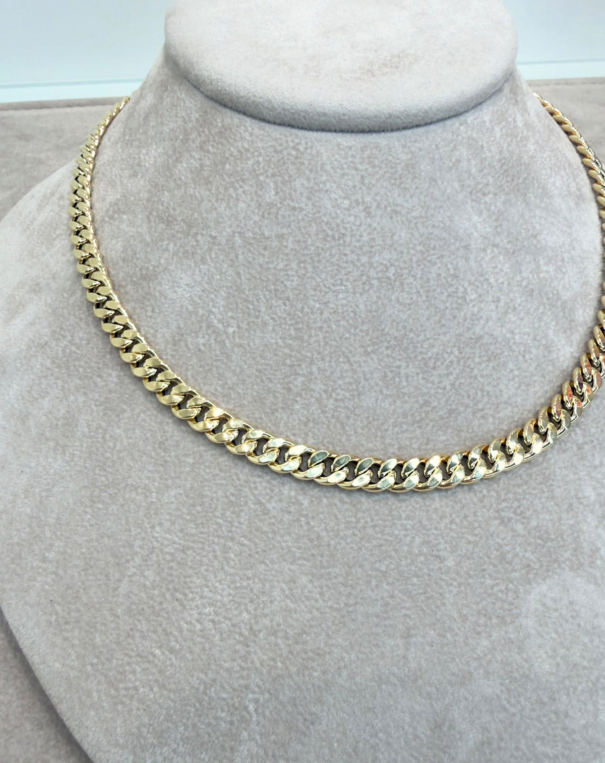 COLLANA GRUMETTA LUCIDA IN ORO GIALLO 18 KT (750)
