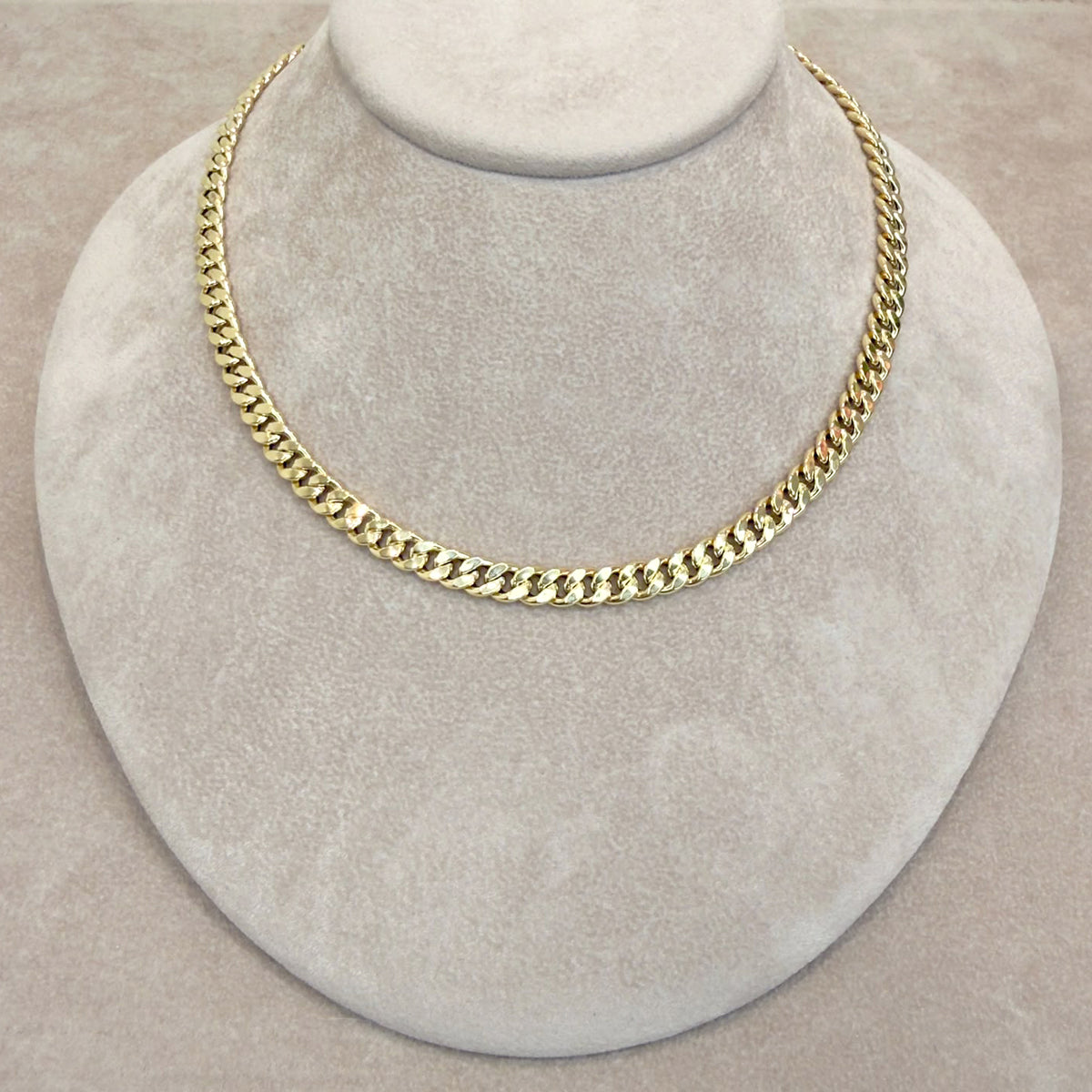COLLANA GRUMETTA LUCIDA IN ORO GIALLO 18 KT (750)