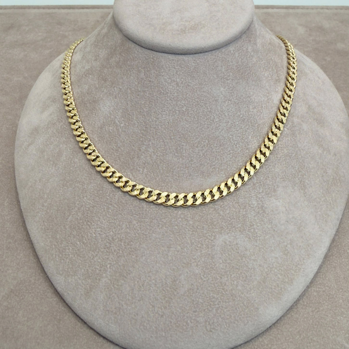 COLLANA GRUMETTA LUCIDA E SATINATA IN ORO GIALLO 18 KT (750) (Copia)