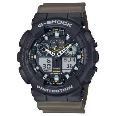 OROLOGIO CASIO G-SHOCK CLASSIC BLACK E BROWN |51.2MM|