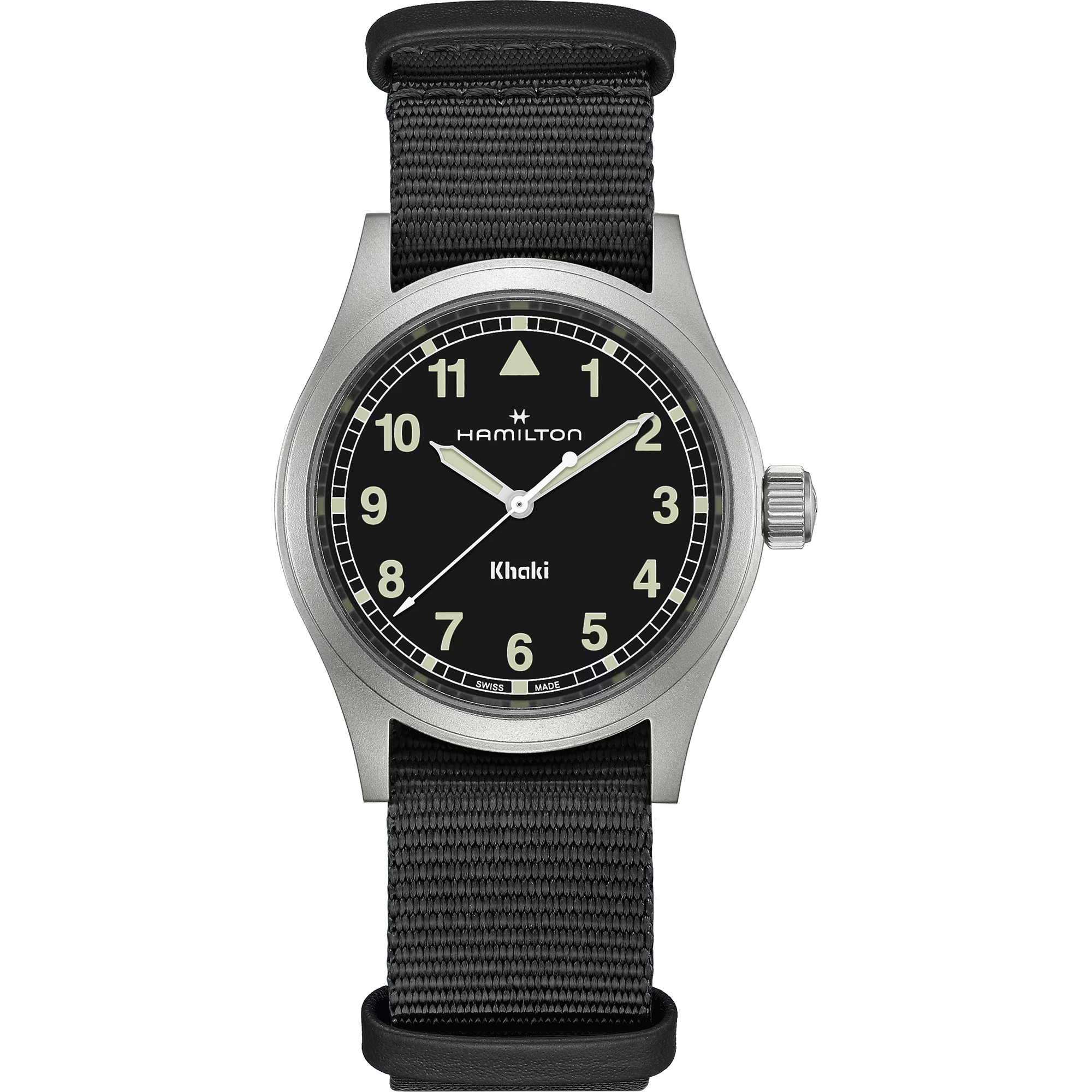 OROLOGIO HAMILTON KHAKI FIELD BLACK |38MM|