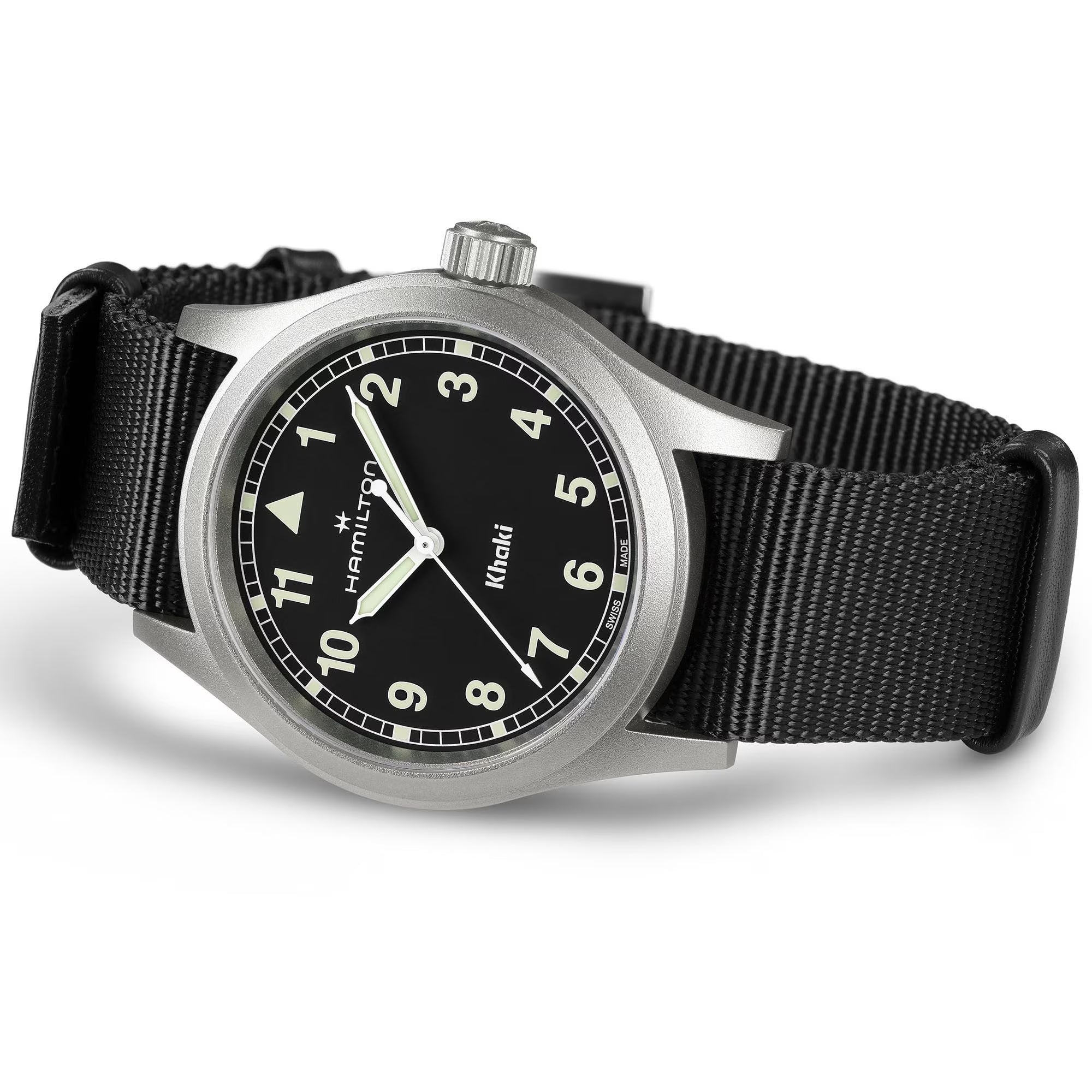 OROLOGIO HAMILTON KHAKI FIELD BLACK |38MM|