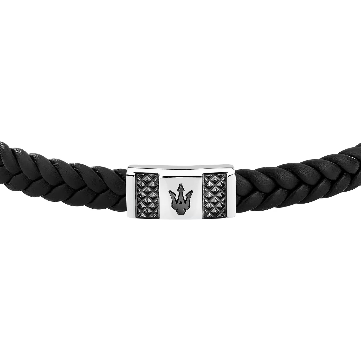 BRACCIALE MASERATI UOMO JEWELS PELLE BLACK