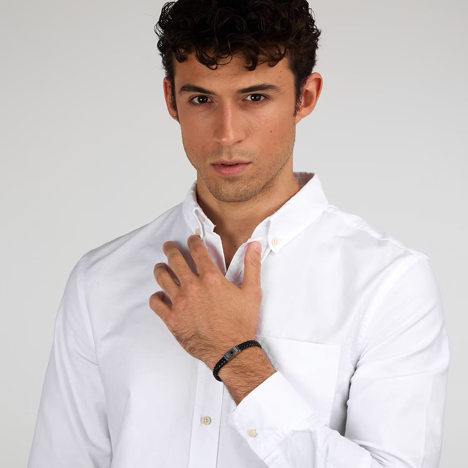 BRACCIALE MASERATI UOMO JEWELS PELLE BLACK