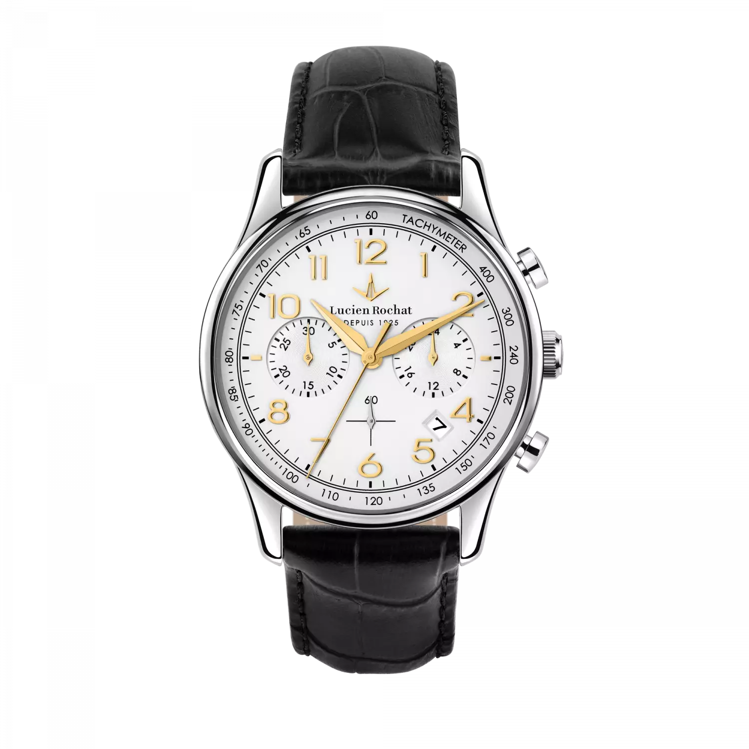 OROLOGIO LUCIEN ROCHAT MONTREUX CHRONO WHITE DIAL |41MM|