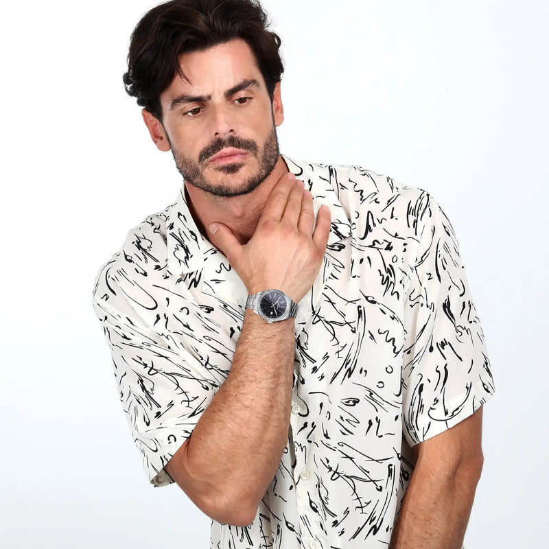 OROLOGIO CHRONOSTAR DAILY BLACK DIAL |41MM|