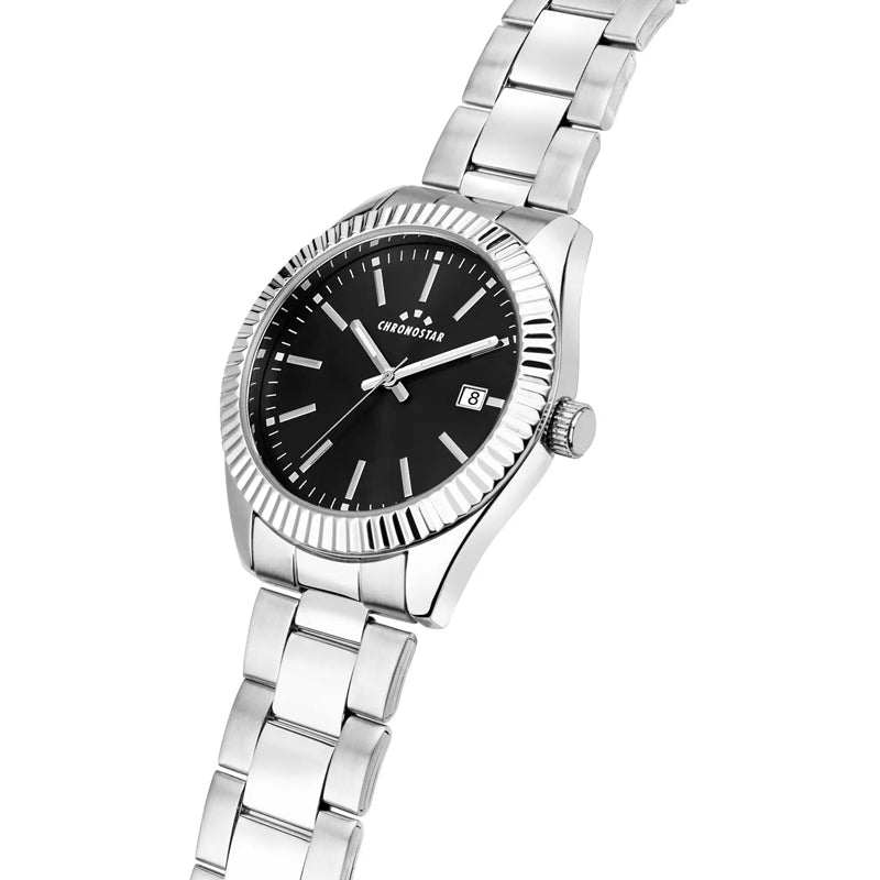 OROLOGIO CHRONOSTAR DAILY BLACK DIAL |41MM|