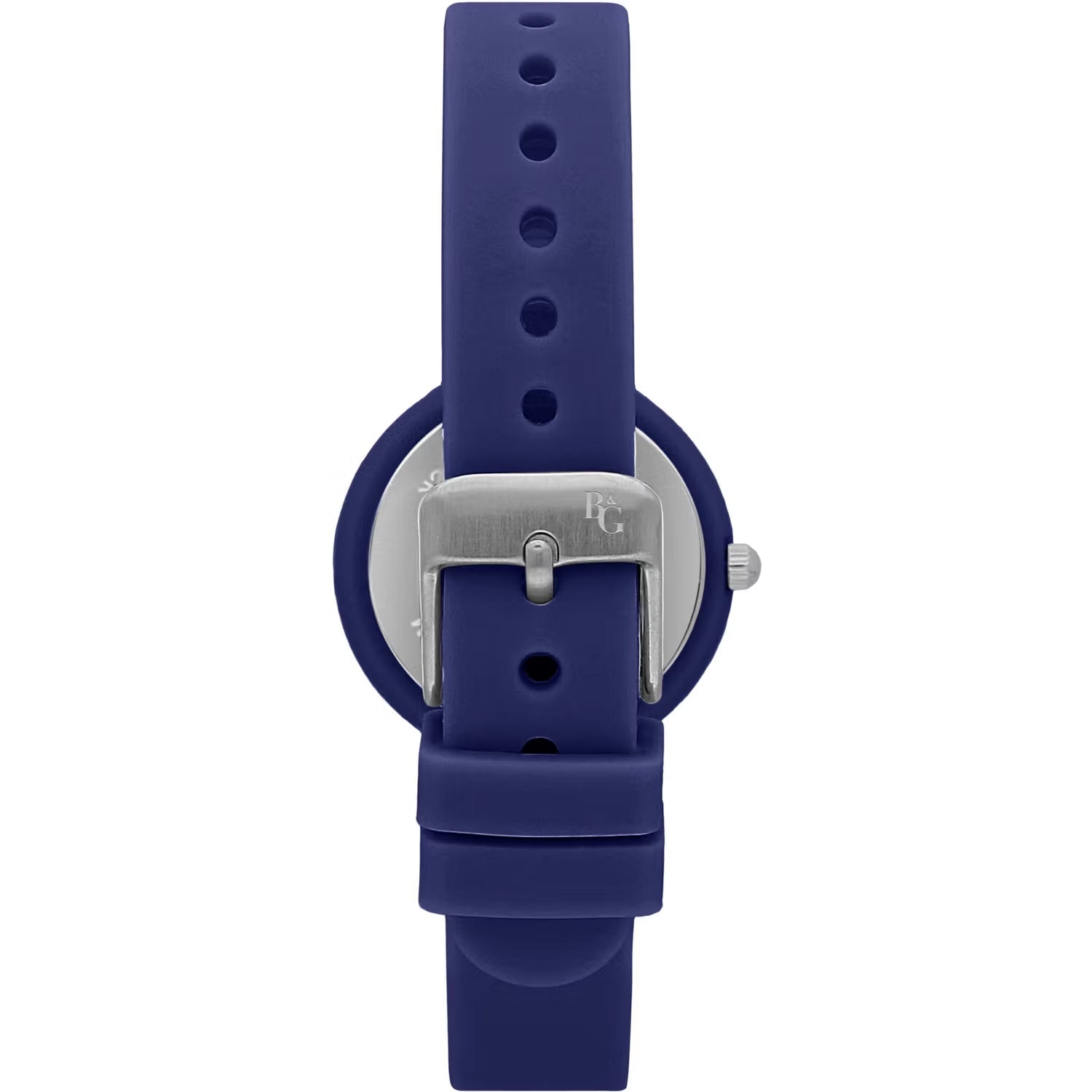 OROLOGIO B&G SOFT BLU WHITE DIAL SILICON |30MM|