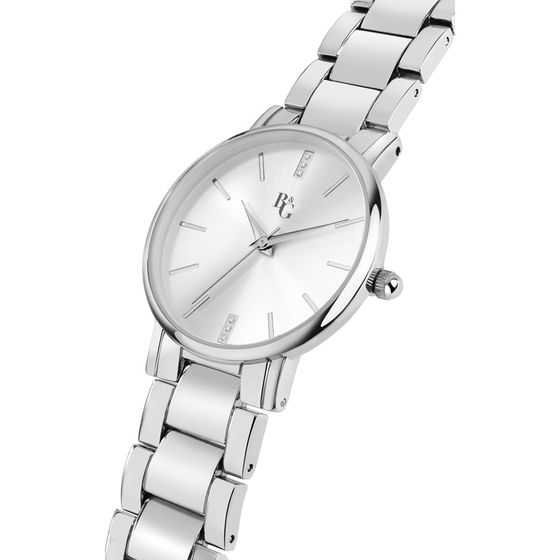 OROLOGIO B&G PREPPY SILVER DIAL |32.5MM|