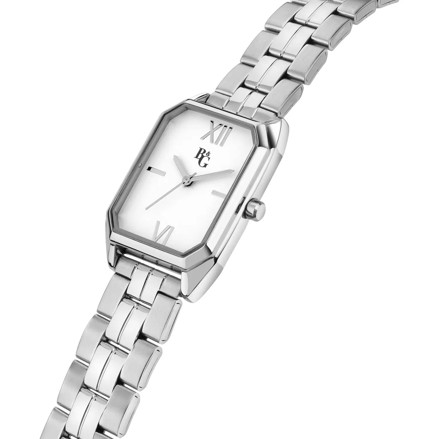 OROLOGIO B&G GLAMOUR WHITE DIAL |36.5X24.4MM|
