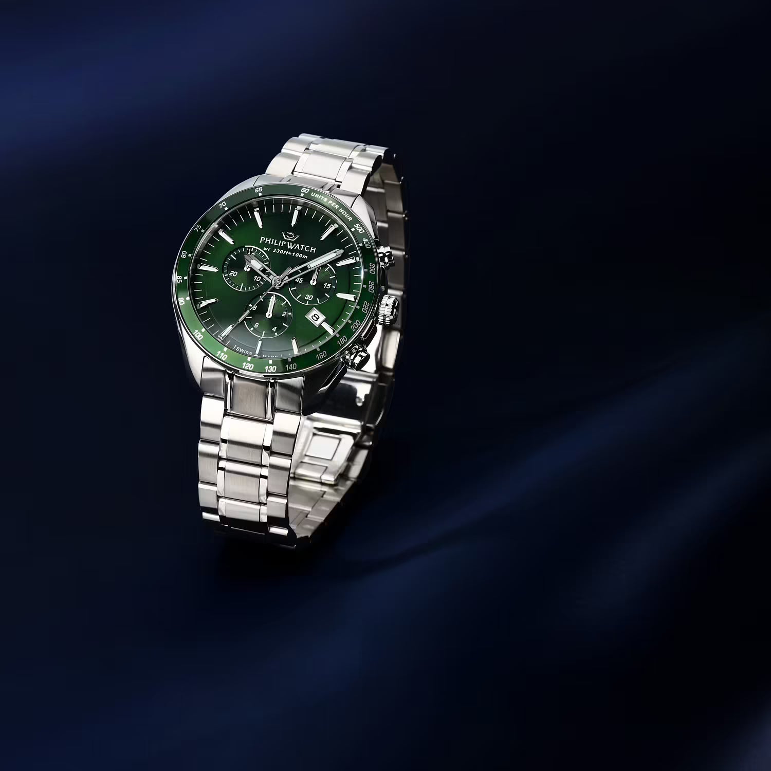 OROLOGIO PHILIP WATCH BLAZE CHRONO GREEN DIAL |42MM|