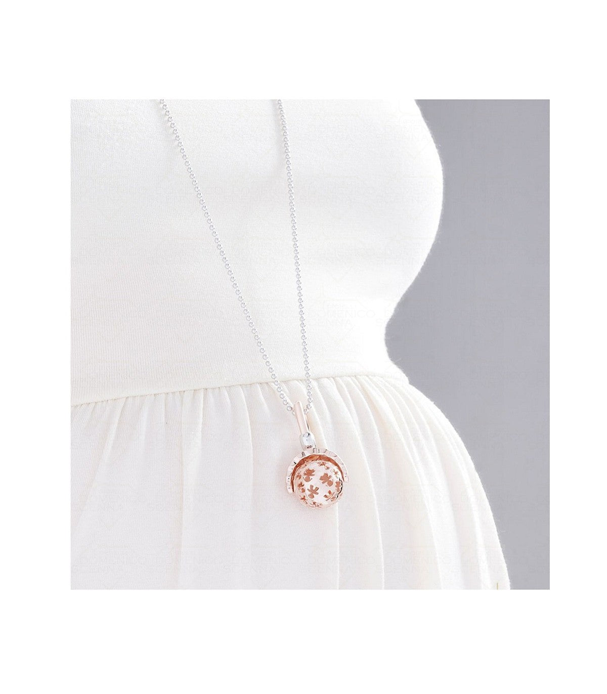 SUONAMORE LE BEBÉ ' I SONAGLINI'  ARGENTO ROSÉ E DIAMANTINO