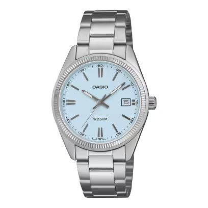 OROLOGIO CASIO TIMELESS COLLECTION LIGHT BLUE DIAL |35MM|
