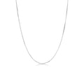 Collana modello Veneziana unisex in oro bianco 18 Kt