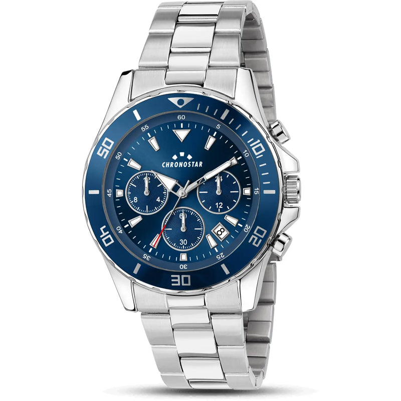 OROLOGIO CHRONOSTAR CAPTAIN BLUE DIAL |43MM|